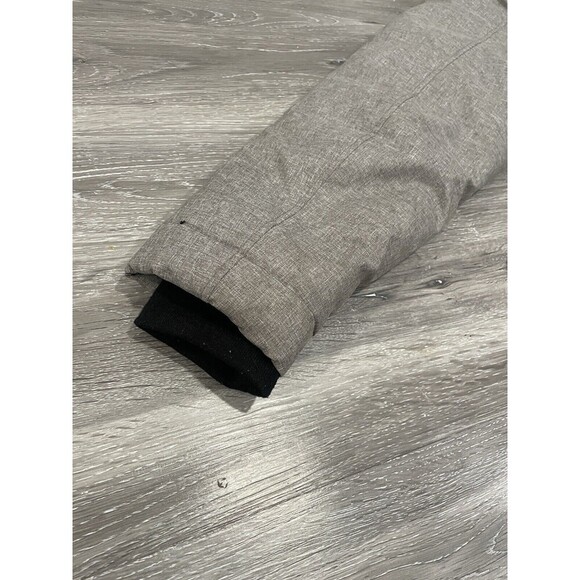 Winter Parka Puffer Coat Quilted Lined Pockets Divided H&M Hooded Fill Zip Long - Picture 12 of 16